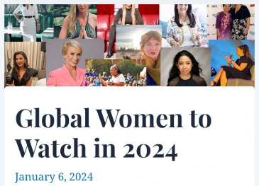 Global Women to Watch in 2024